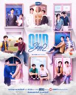 The poster features eight windows in a square pattern surrounding the title of the film, "Our Skkyy 2," which is written in cursive at the center of the poster. Each window features two people posed in colourful clothes. Each person has light skin and short dark brown hair.